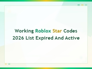 Working Roblox Star Codes 2026 List - Active & Expired Codes Updated