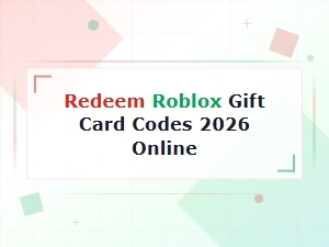 Redeem Roblox Gift Card Codes 2026 Online
