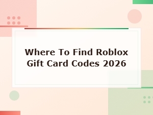 Where to Find Roblox Gift Card Codes