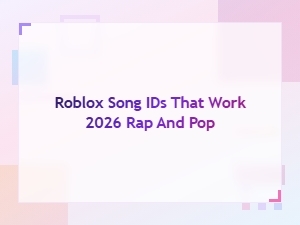 Roblox Song Ids That Work 2026 - Rap & Pop Music Codes